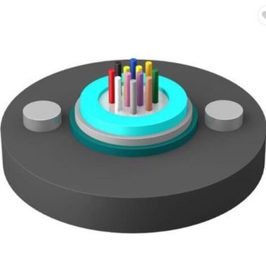 Câble Lumière-blindé unitaire du mode 2-12cores Unitube de câble optique de fibre de GYXTW