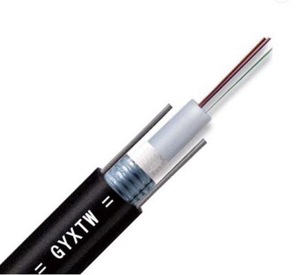 Câble de fibre optique aérien de fibre optique du câble GYXTW de conduit