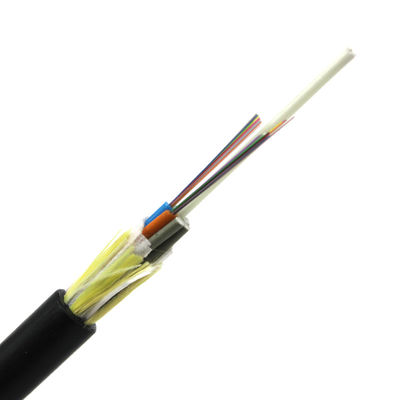 Noyau simple G652 de la veste ADSS 48 tout le câble optique autosuffisant diélectrique de fibre