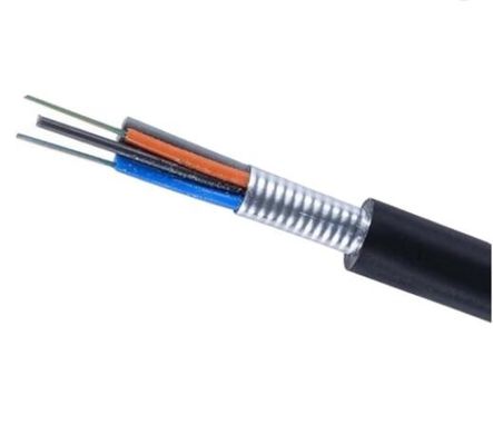 Câble optique en acier optique de fibre de porteur g652 axial de fibre de GYTA