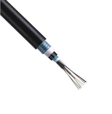 Câble de fibre optique blindé GYTS 2 4 6 8 24 32 48 84 96 144 288 noyaux