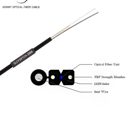 type câble d'arc de 1260nm-1650nm FRP d'interface aérien de FTTH