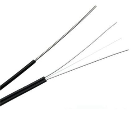 Câble d'interface de fibre optique du noyau FTTH de GJYXCH-1B6 G657A2 1 avec le messager