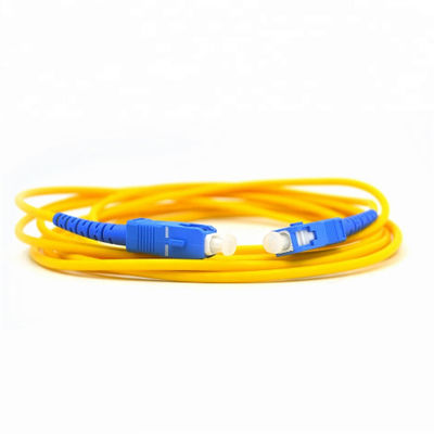 Pullover SC/UPC de FTTH à la corde de correction de fibre de mode unitaire de corde de SC/UPC 1