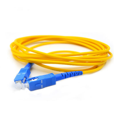 Pullover SC/UPC de FTTH à la corde de correction de fibre de mode unitaire de corde de SC/UPC 1