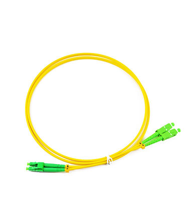 Corde de correction de fibre de mode unitaire de 3M Simplex LC RPA de veste de PVC de LSZH
