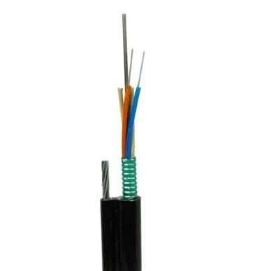 Câble extérieur de fibre de mode unitaire du schéma 8 de câble optique de fibre de noyau de GYTC8S 24