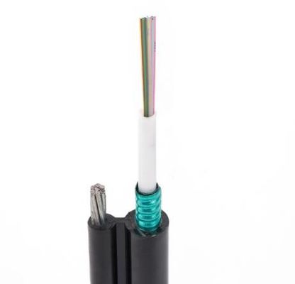 Câble optique aérien de fibre du schéma 8 de mode unitaire de noyau de GYXTC8S 6