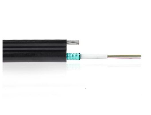 Câble optique aérien de fibre du schéma 8 de mode unitaire de noyau de GYXTC8S 6