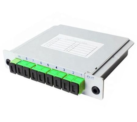 Diviseur optique de PLC de fibre du PC UPC de Sc RPA de coupleur de l'ABS 1*8