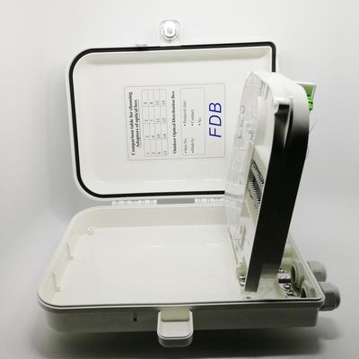 Les ports de câble d'alimentation du réseau 16 de FTTX imperméabilisent la boîte d'épissurage de fibre optique