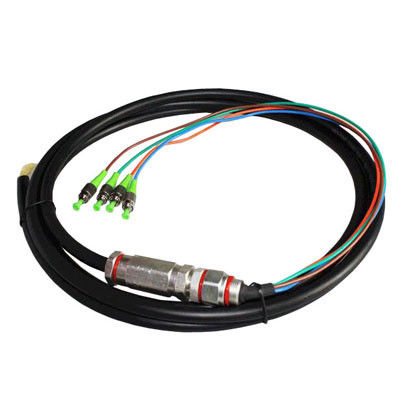 La correction optique blindée de fibre attachent le câble optique de fibre de Jumper Wire FOC