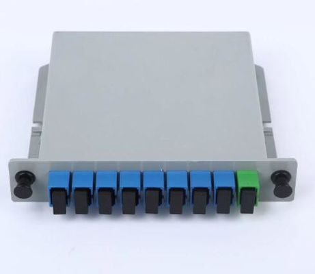 Diviseur optique de PLC de fibre de 1*8 SCUPC RPA avec le type d'insertion