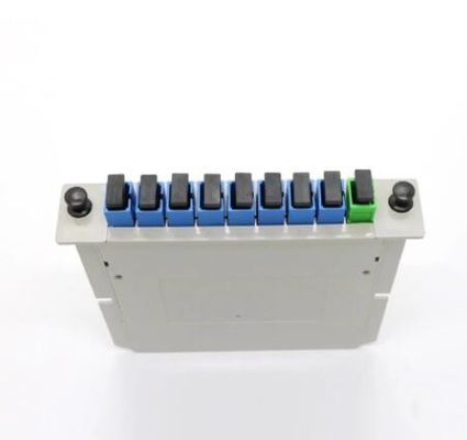 Diviseur optique de PLC de fibre de 1*8 SCUPC RPA avec le type d'insertion