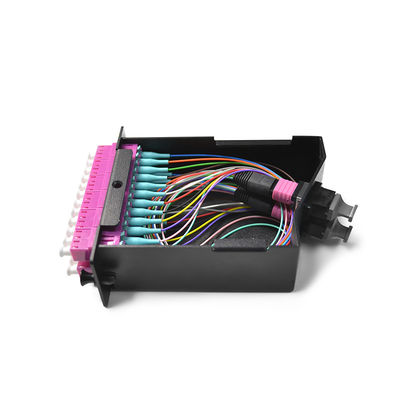 Module optique de cassette de fibre de FOC OM3 MTP MPO LC 12