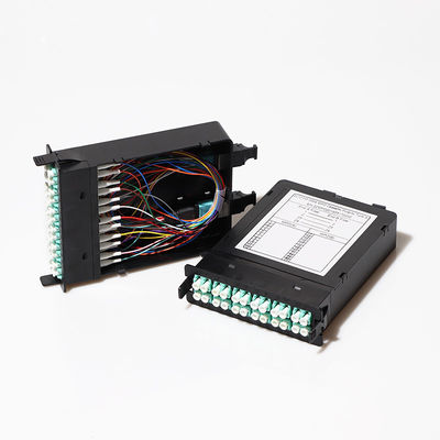 Module optique de cassette de fibre de FOC OM3 MTP MPO LC 12