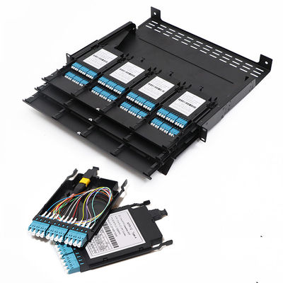 Module optique de cassette de fibre de FOC OM3 MTP MPO LC 12