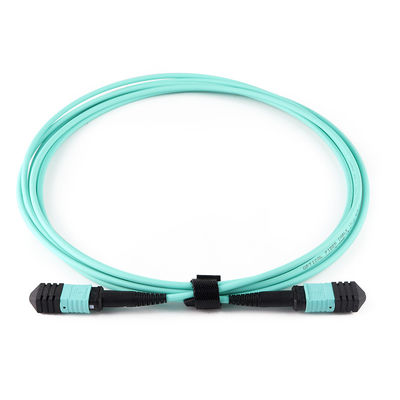 12 câble unimodal de correction de fibre de la fibre 9/125 OS2 MTP MPO