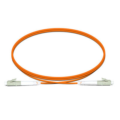 OM4 à plusieurs modes de fonctionnement duplex 2 mètre 50/125 corde de correction optique de fibre de LC