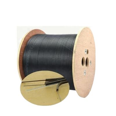 Câble optique plat extérieur d'intérieur de fibre du noyau FTTH de GJYXFCH 2