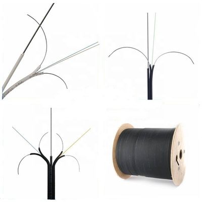 Câble optique de fibre de baisse du noyau FTTH du SM 1 de GJYXFCH G657A