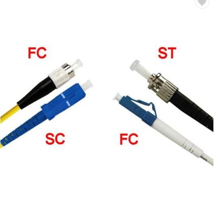 OM1 corde de correction optique recto de fibre du duplex G652D 3m LSZH
