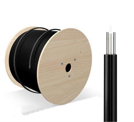 Câble optique d'intérieur de fibre du schéma 8 aériens autosuffisants FTTH