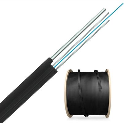 Câble d'interface optique d'intérieur de fibre de FTTH 2 4 6 8 12 16 24 noyaux avec la veste de LSZH