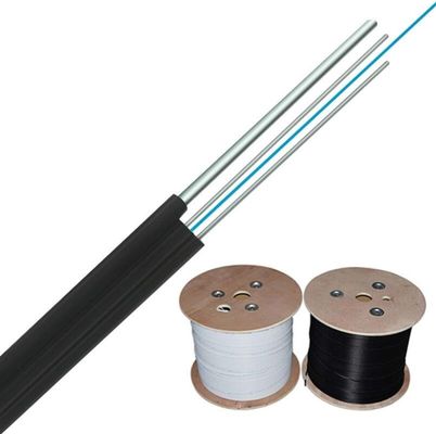 Câble d'interface optique d'intérieur de fibre de FTTH 2 4 6 8 12 16 24 noyaux avec la veste de LSZH
