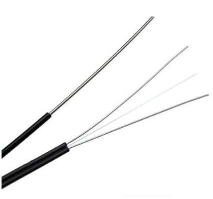 1 2 4 CÂBLE OPTIQUE PLAT DE FIBRE DE BAISSE DU NOYAU FTTH G657A1 G657A2 G652D
