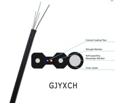 Corde de correction optique de fibre du mode unitaire GJXFH GJXH FTTH