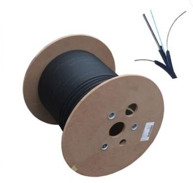 Câble optique autosuffisant de fibre de baisse du SM FTTH de noyau du noyau 2 de GJYXFCH 1