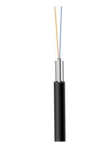 Bas câble d'interface d'intérieur du noyau FTTH de la gaine KFRP GJXFH 8 de fumée