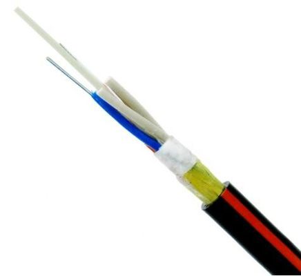 Câble optique extérieur de fibre du noyau ADSS OFC du mode unitaire 24