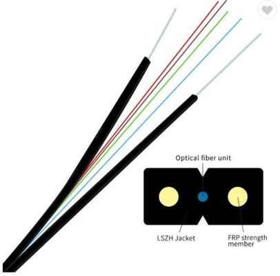 Câble unimodal de fibre de veste extérieure de HDPE pour FTTH