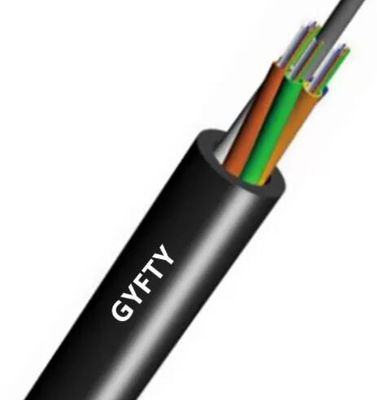 24 48 creusent le câble extérieur de fibre de GYFTY avec le porteur central de FRP