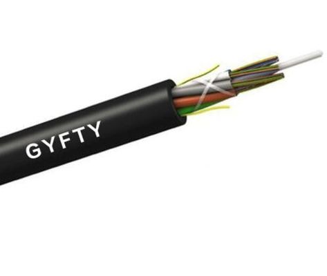 24 48 creusent le câble extérieur de fibre de GYFTY avec le porteur central de FRP