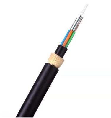 24 48 câbles optiques extérieur de fibre du noyau GYFTY avec le porteur central de FRP