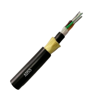 Mode unitaire aérien autosuffisant extérieur du noyau G652D de câble optique de fibre d'OFC 12