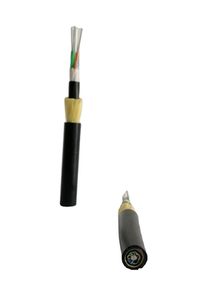 Mode unitaire aérien autosuffisant extérieur du noyau G652D de câble optique de fibre d'OFC 12