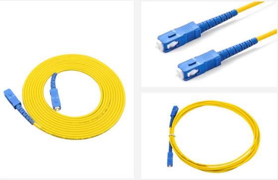 Corde de correction optique blindée 0.9mm en métal flexible de FTTH avec le connecteur de Sc/LC/FC
