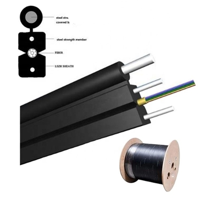 Veste d'intérieur du câble d'interface de fibre de noyau de FTTH 2 1260nm LSZH pour le système de câblage de réseau