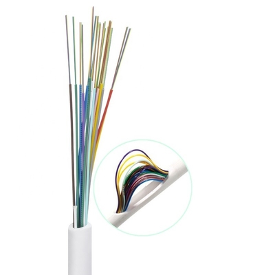 Câble optique diélectrique d'intérieur de fibre, 24 72 câbles optiques de fibre du noyau FTTH