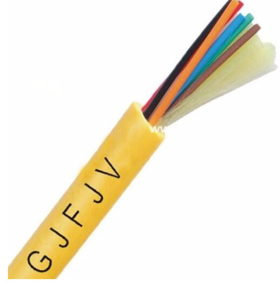 De GJFJV de tampon de fibre multimode 10mm gaines serrée recto de PVC/LSZH du câble optique