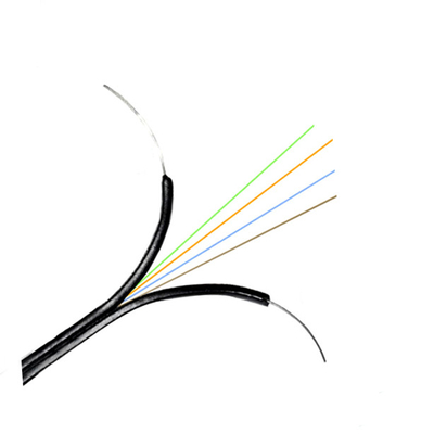 Fil d'Aramid de câble de la télécommunication ISO9001 Dual Core avec la veste FTTH de LSZH