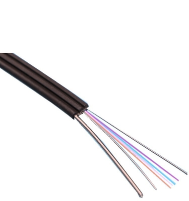 Fil d'Aramid de câble de la télécommunication ISO9001 Dual Core avec la veste FTTH de LSZH