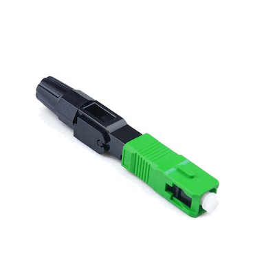Connecteur rapide optique de fibre de Sc RPA UPC pour l'arrêt de gisement de câble d'interface de FTTH