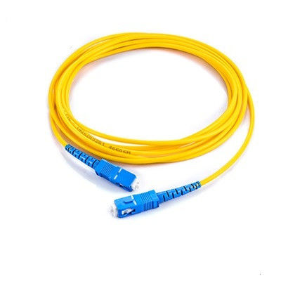 câble optique de fibre de corde de correction de 3.0mm G657A FTTH SC/UPC-SC/APC 150m