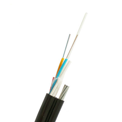 8 12 24 48 câbles à fibres optiques GYTC8S de fibre aérienne autosuffisante du schéma 8 du noyau